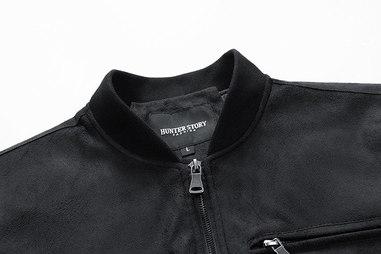 Veste Suédine Élégante