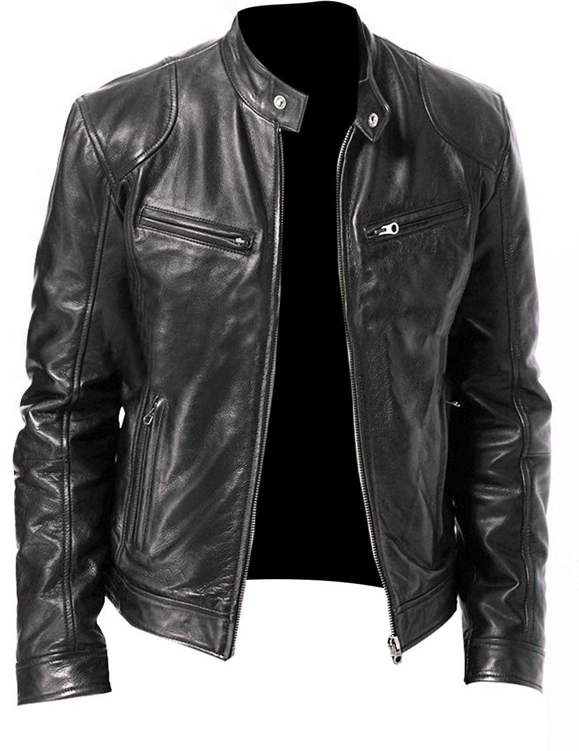 Veste Cuir Slim